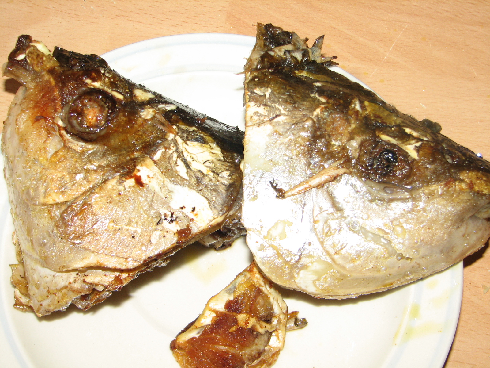 Fried Fish Head In curry