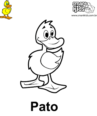 pato - Desenhos de Animais para Colorir e Imprimir