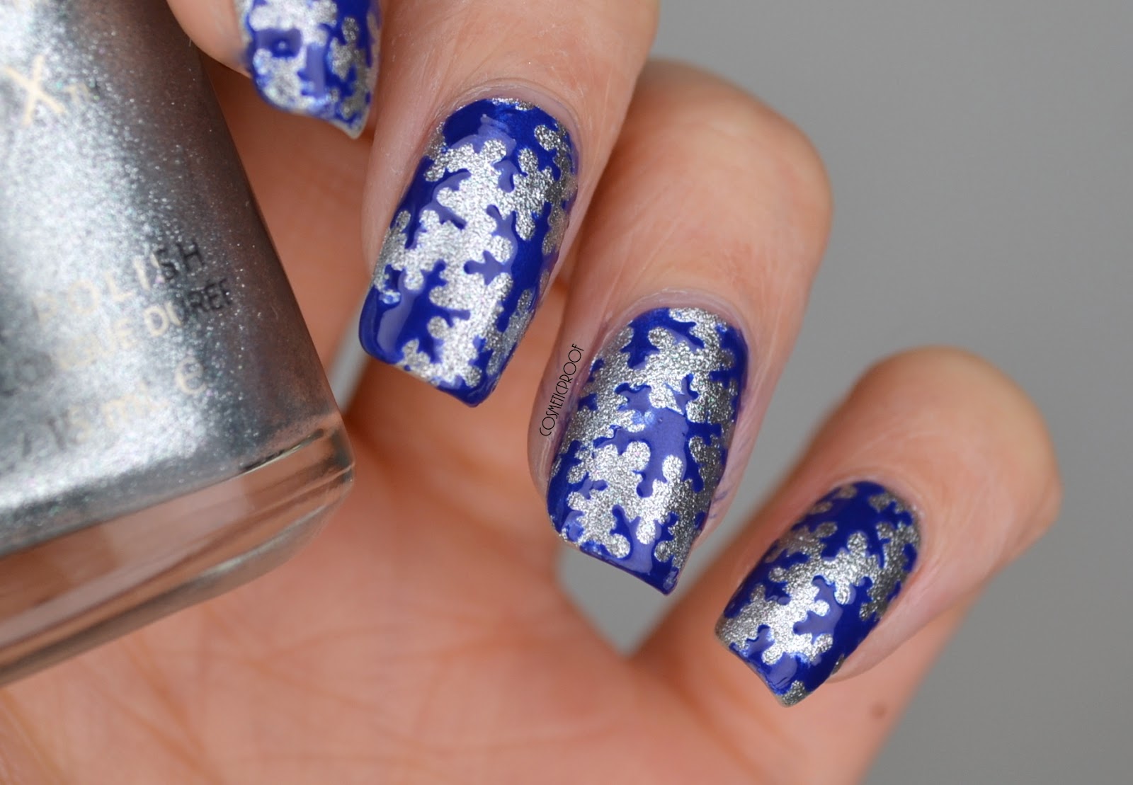 10. Step by Step Snowflake Nail Art for the Holidays - wide 3