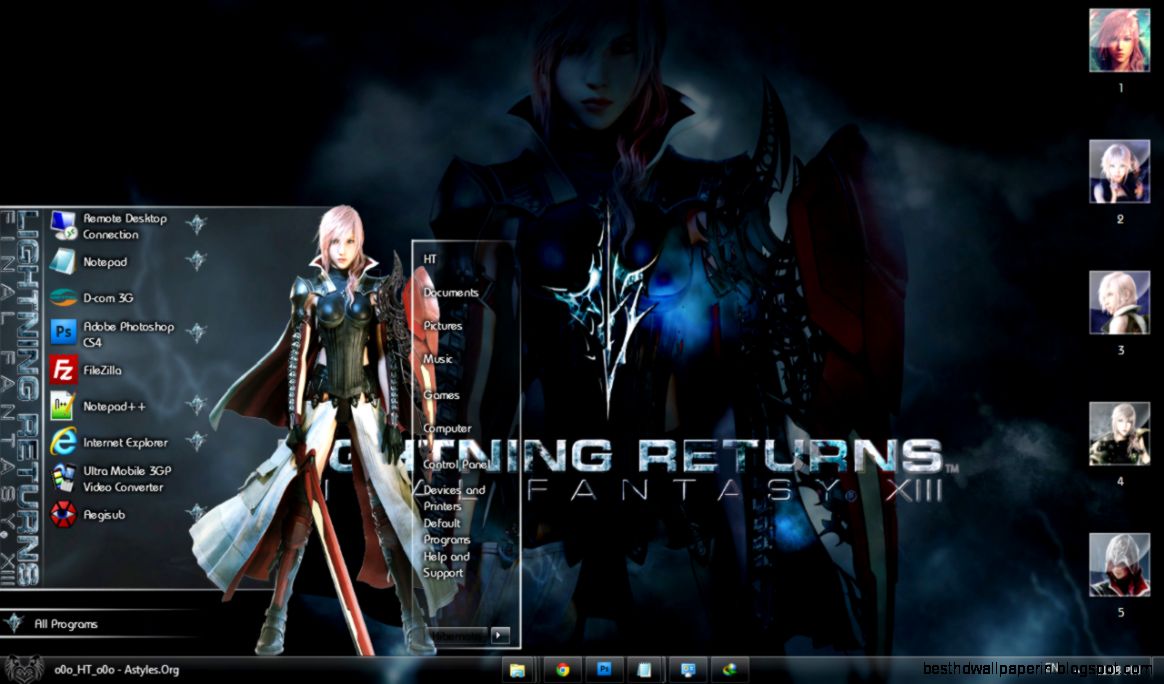 Visual Styles 7  Final Fantasy  Lightning Returns by hoangtush on