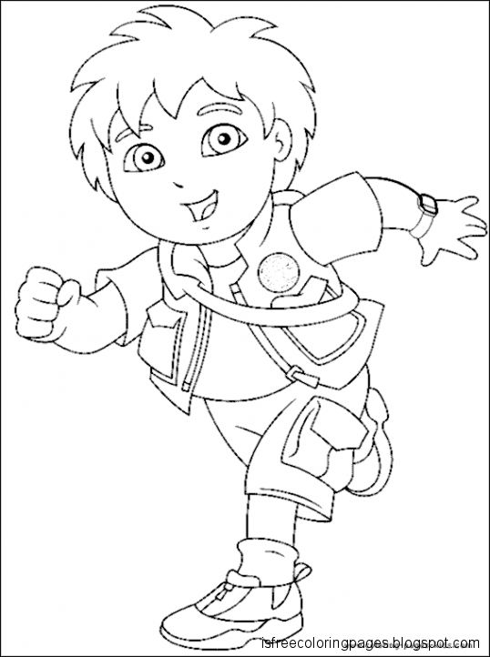 Go, Diego, Go! Coloring Pages