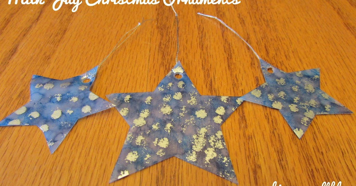 Sarah Jane's Craft Blog: Milk Jug Christmas Ornaments