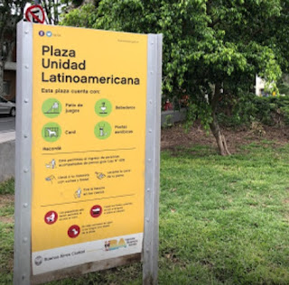 Plaza Unidad Latinoamericana o Plaza Medrano de Buenos Aires