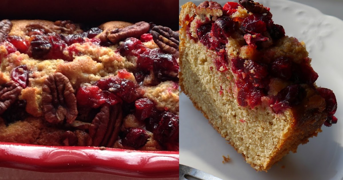 auchwas: Cranberry-Einkorn-Kuchen mit Pekannüssen zum Sonntag