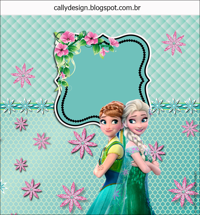 Kit Aniversário "Frozen Fever" para Imprimir CALLY'S DESIGNKits
