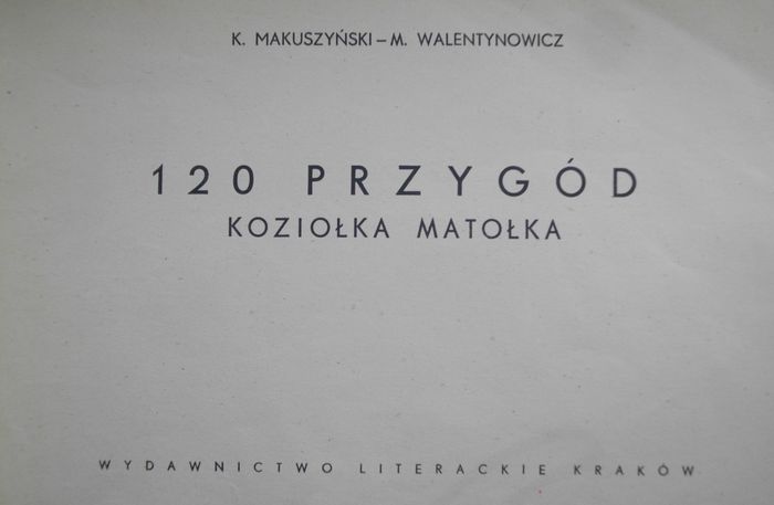 wilddzikowe książki: 120 Przygód Koziołka Matołka