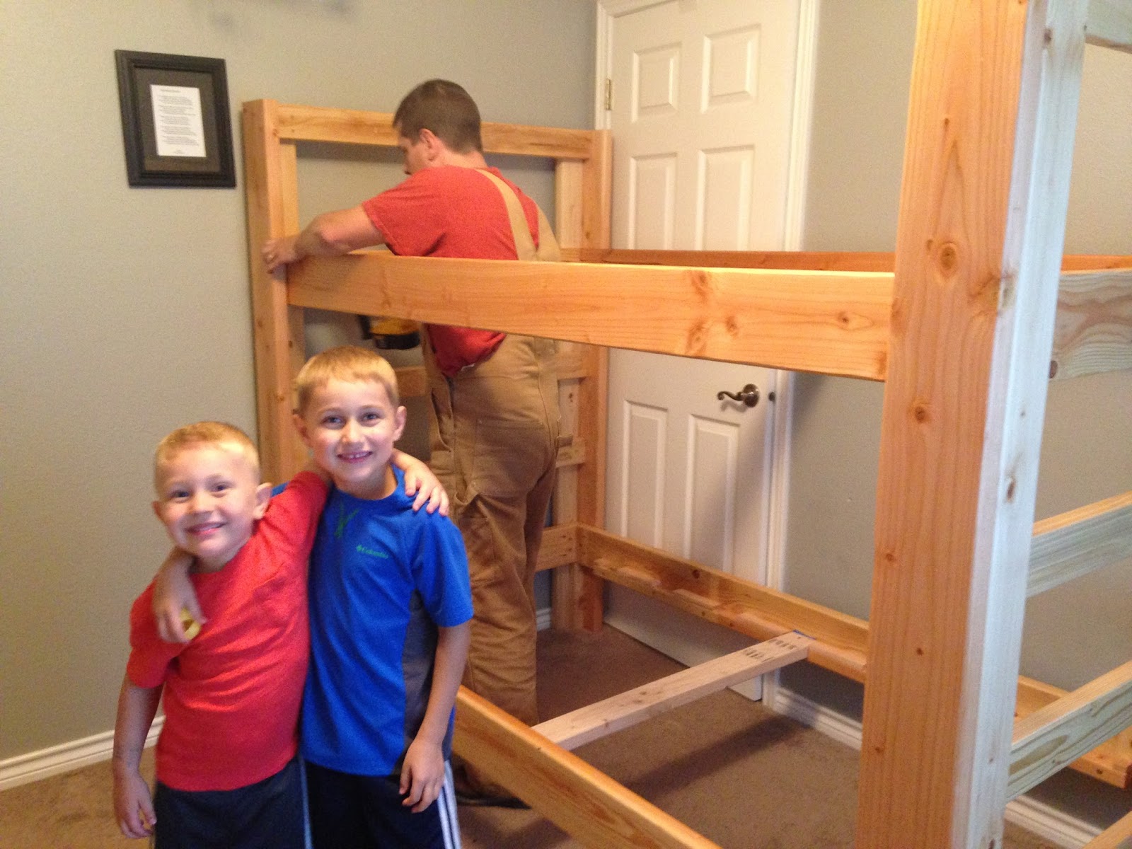 The Oregon Corrigans Building Bunk Beds