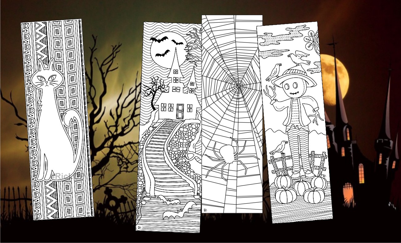 ricldp-artworks-halloween-coloring-bookmarks-2