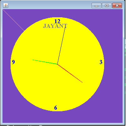 HOW TO CREATE ANALOG CLOCK IN JAVA ~ IT SOLUTION