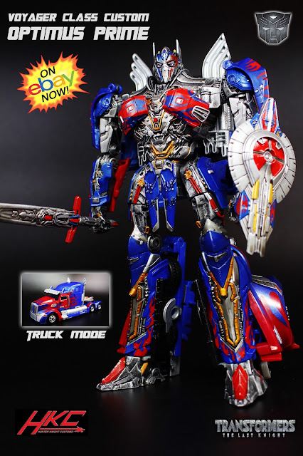 Custom Transformers The Last Knight Optimus Prime by Hunter Knight Customs