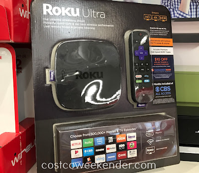 Stream movies and tv shows in 4K quality with the Roku Ultra Streaming Player