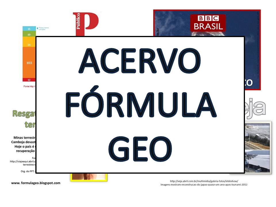 Adquira o Drive do acervo de Power Point e atividades do Fórmula Geo