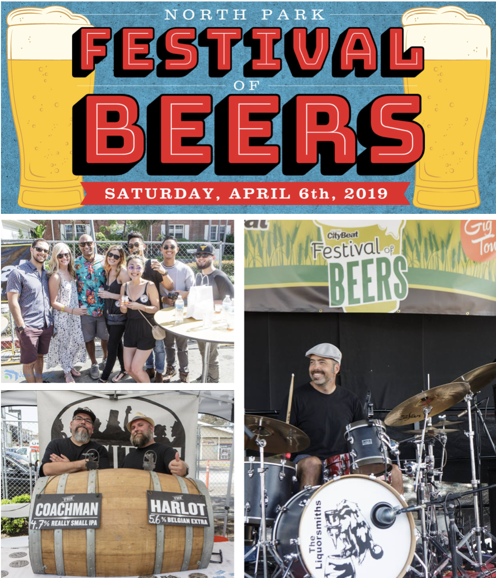 SanDiegoVille 12th Annual North Park Festival Of Beers Returns To San