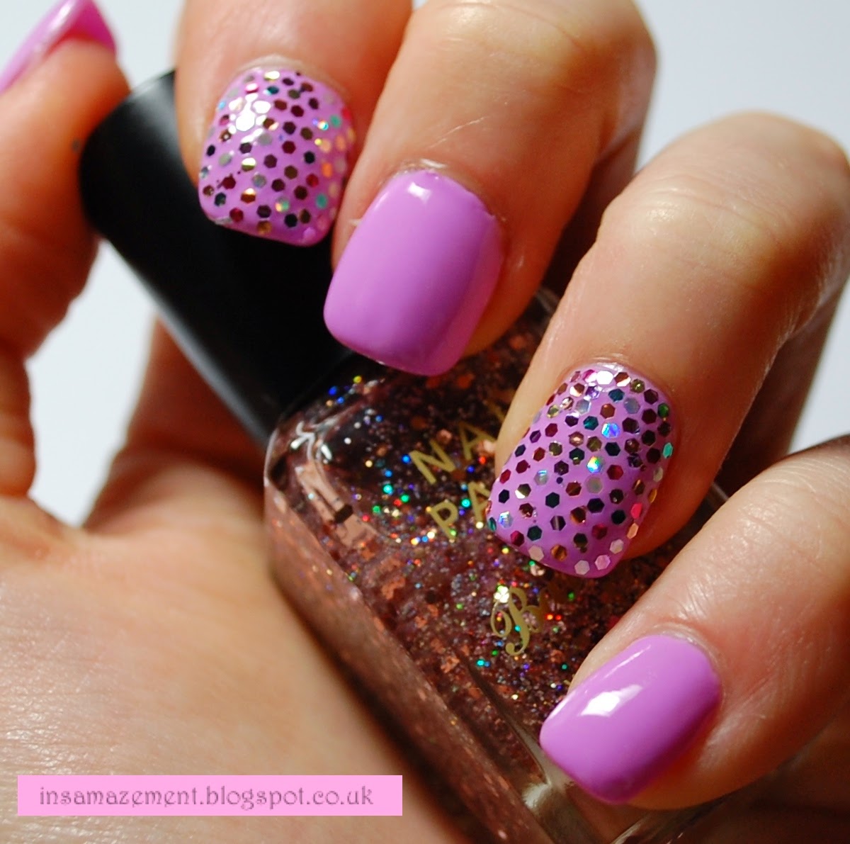In SAMazement Disco Ball Nail Art Tutorial