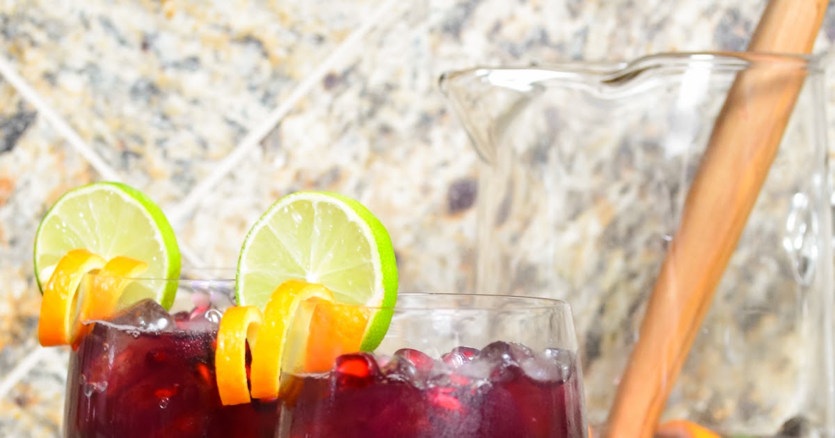 Red Wine Pomegranate Sangria Serena Bakes Simply From Scratch