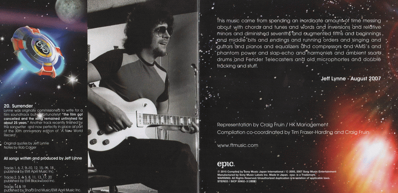 ELECTRIC LIGHT ORCHESTRA - The Very Best Of Vol. 1 [Japan BLU-SPEC CD2] [Limited Pressing] booklet