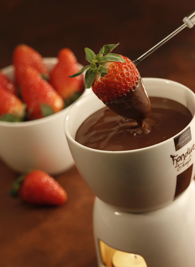 A Garota Simples Desejo do Dia Fondue de Chocolate.