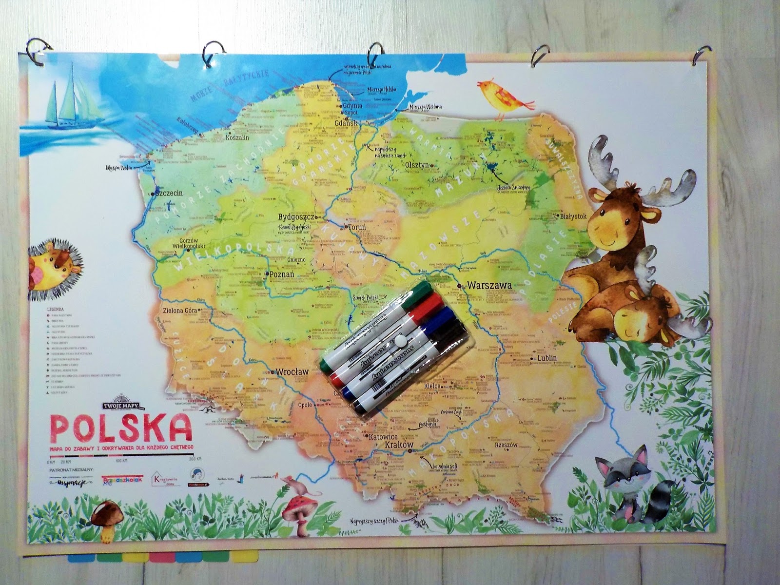 Mapa Polski dla dzieci Twoje Mapy