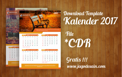 Download Gratis Template Kalender 2017 Terbaru