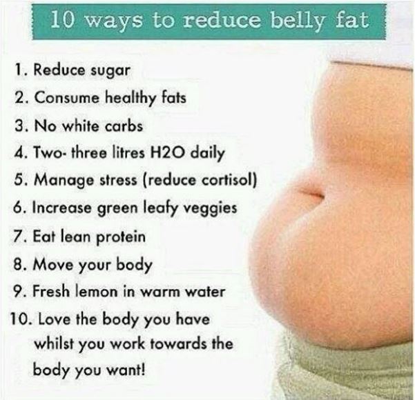10 Best ways to Reduce Belly Fat