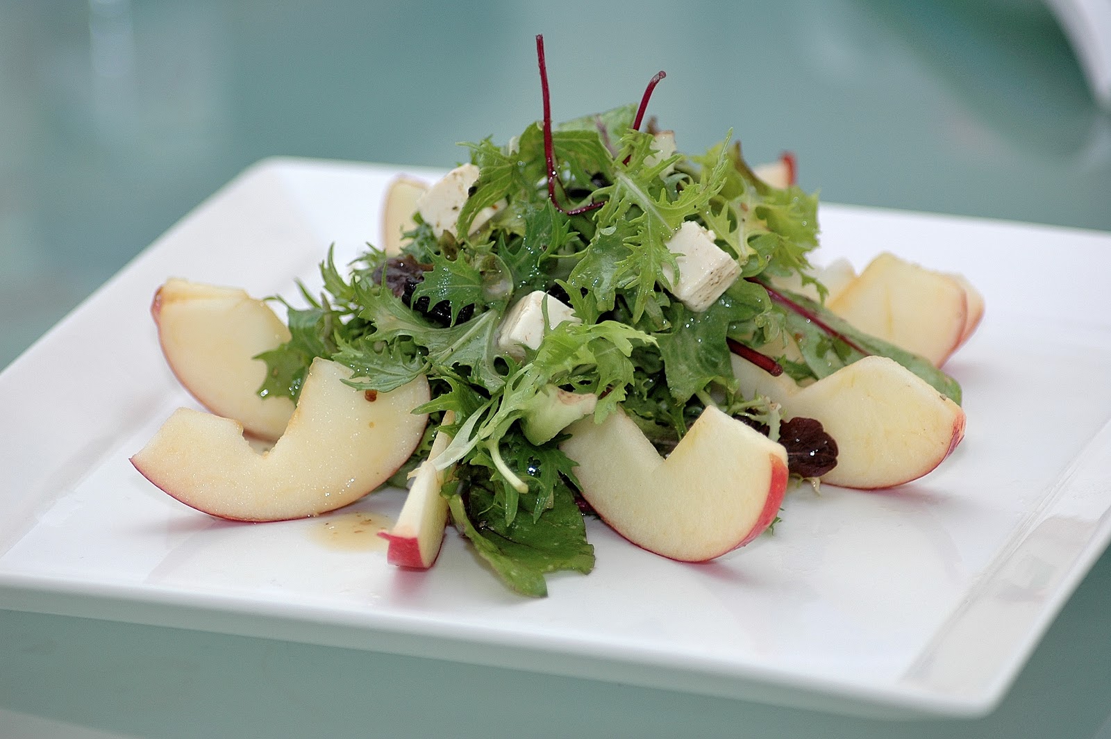 Just Like to Eat N Cook Apple Salad with Feta Cheese