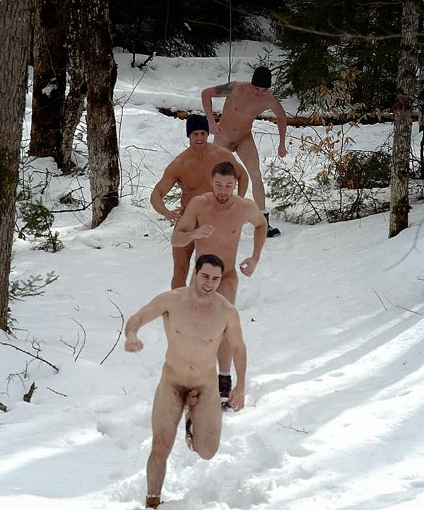 Snow Nude Men 3