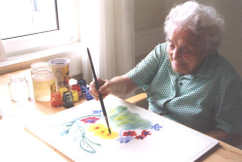 Gedankenlos: Malen mit Dementen