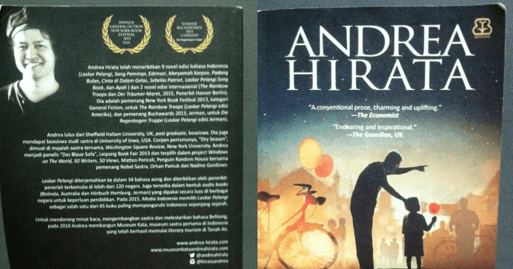93 Kutipan Novel Laskar Pelangi Yang Menggambarkan Latar Belakang Penulis