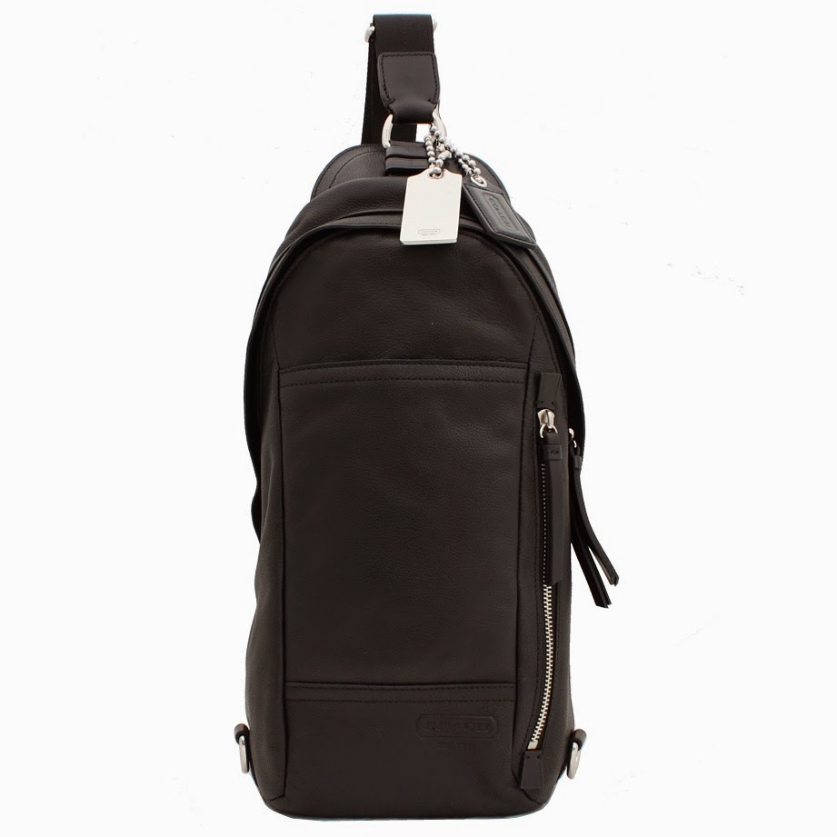 PrettyTreasure2u Coach Thompson Convertible Men's Leather Sling Pack 70617