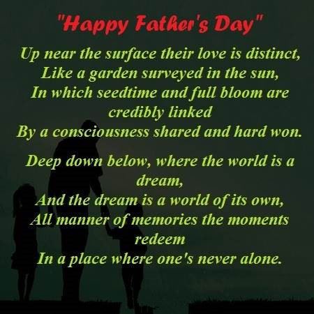 Famous Happy Father’s Day Poems From Girlfriends