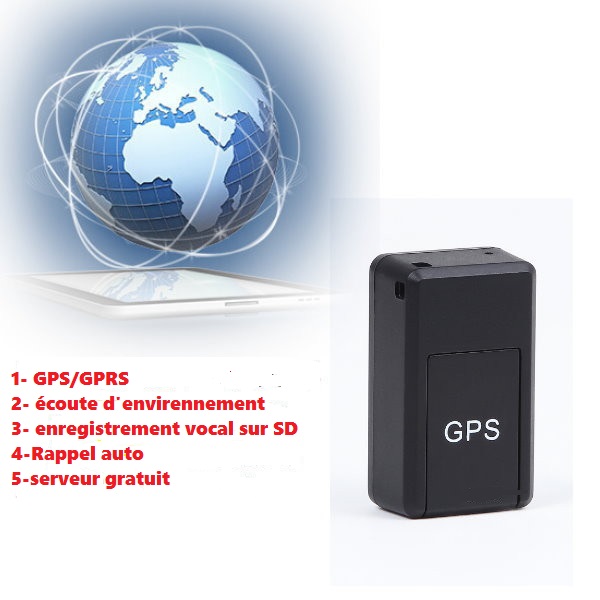 Micro espion GSM - GPS avec Mini camera GF-08 au Maroc