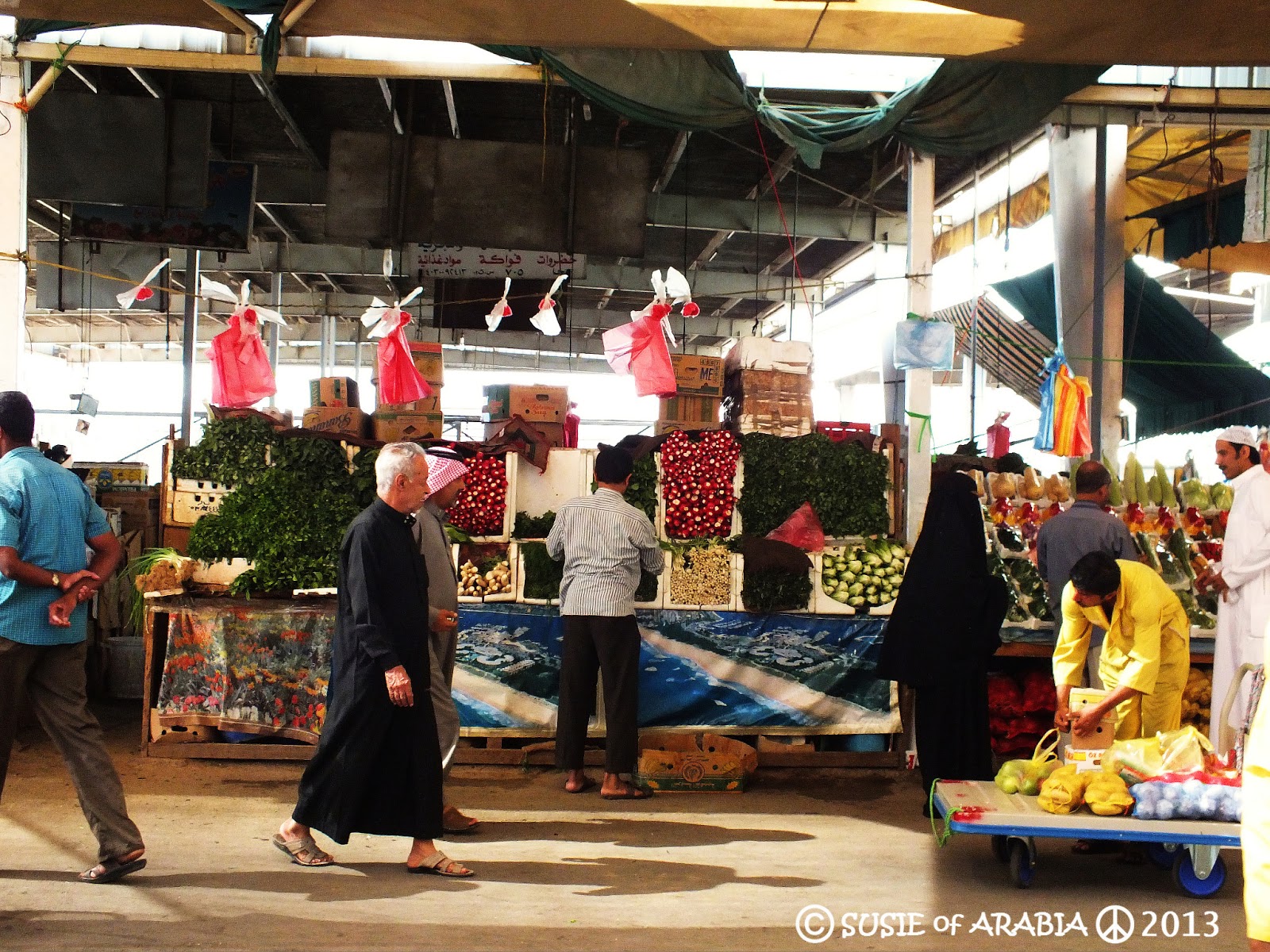 Jeddah Daily Photo Pedestrian Crossing at the Fresh Produce Market