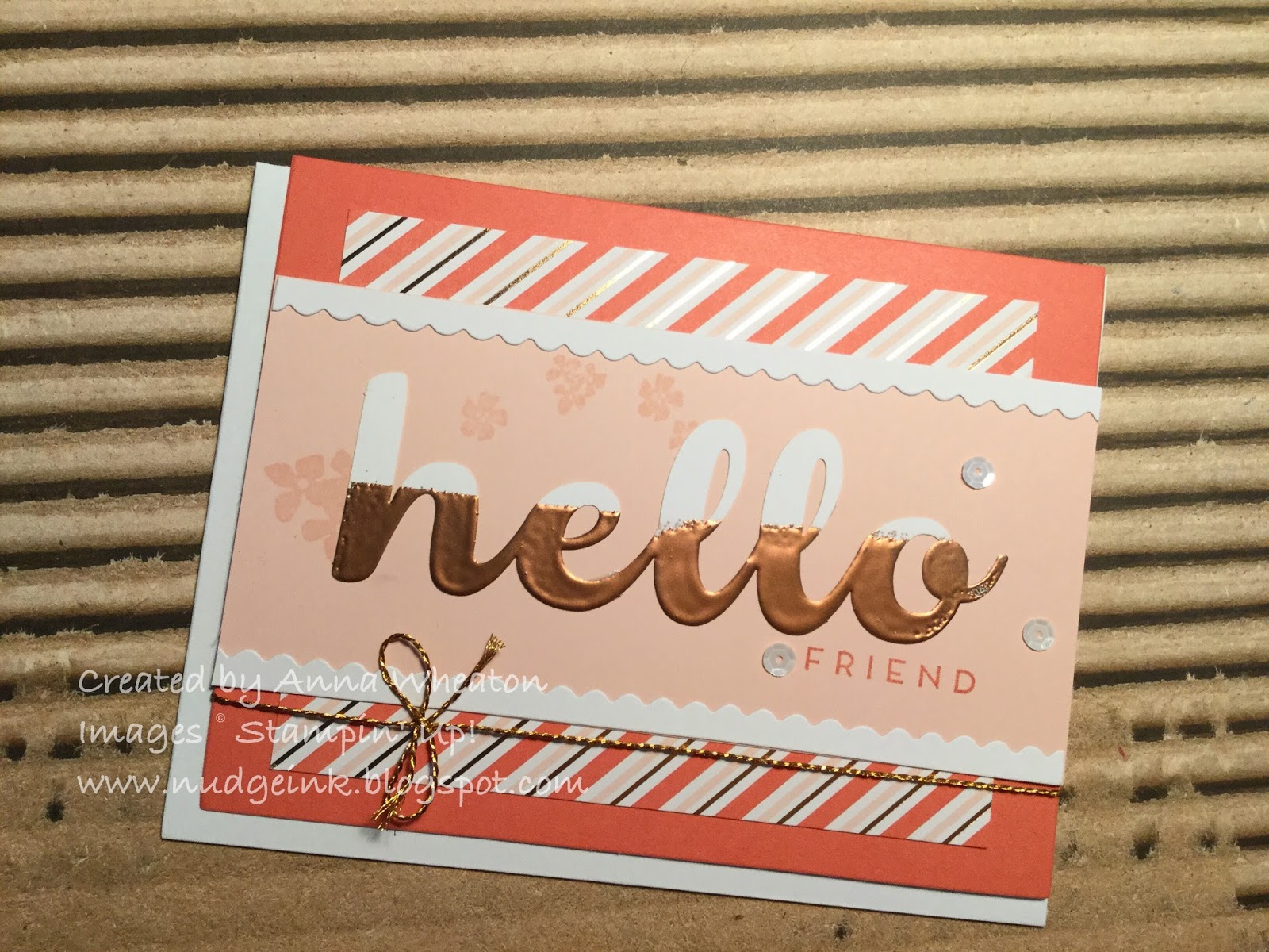 Nudge Nudge Ink Ink Hello Friend....Stampin' Up!® Project Kits