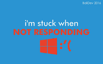 Windows not responding Penyebab windows not responding