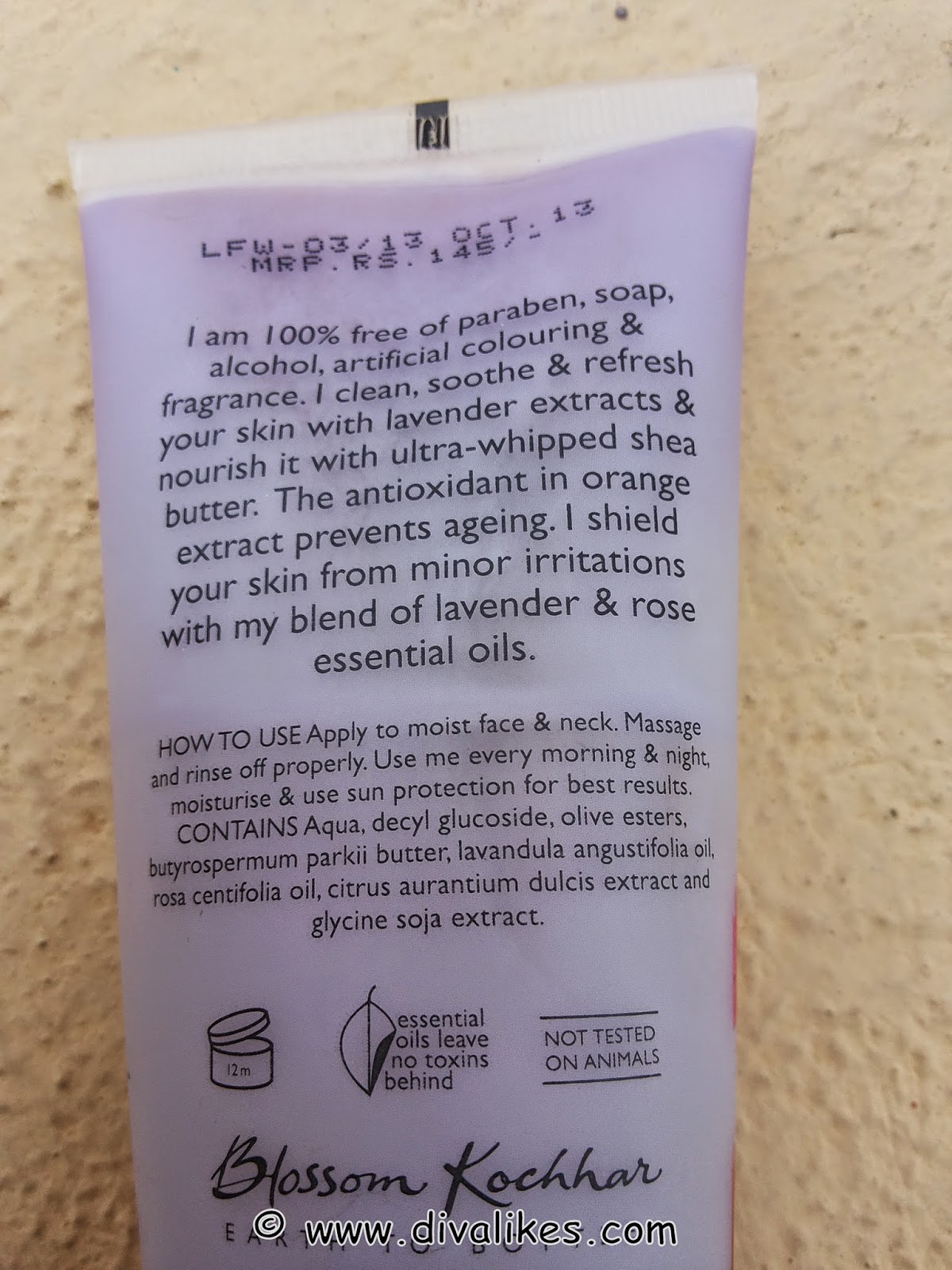 Aroma Magic Lavender Face Wash Review Diva Likes