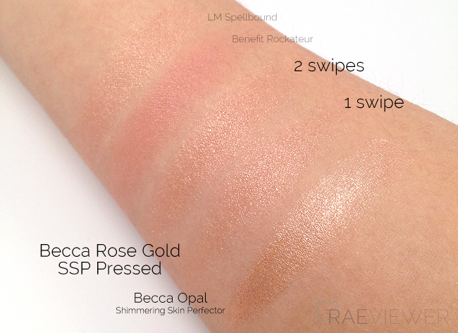 the raeviewer - a premier for skin care and cosmetics from an esthetician's point of view: Becca Shimmering Perfector Pressed in Rose Gold Photos,
