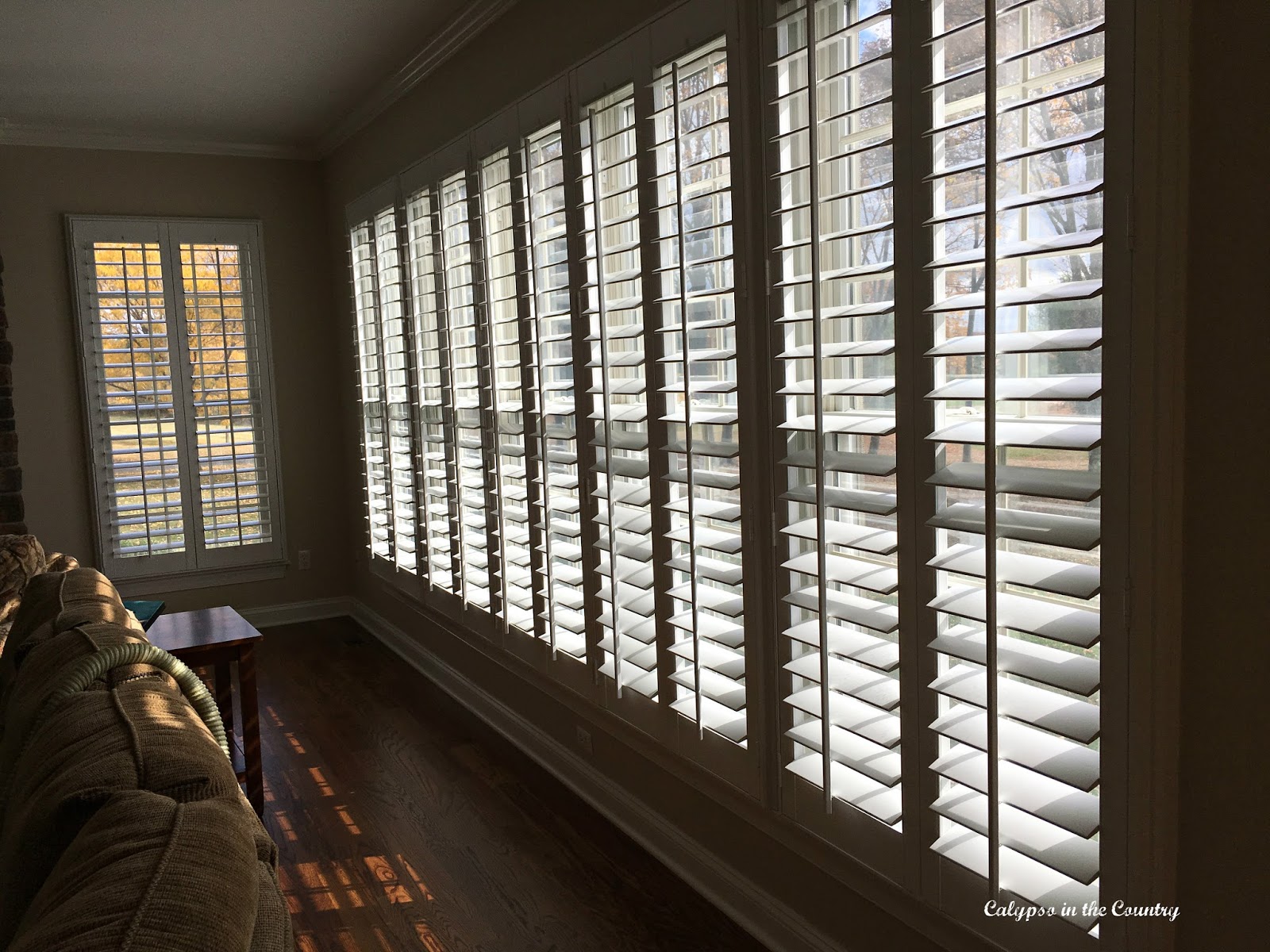 Before and After Plantation Shutters - One of My Favorites of 2016