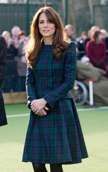 Kate Middleton visited her former school St Andrew's in Pangbourne to mark the occasion of St Andrew's Day