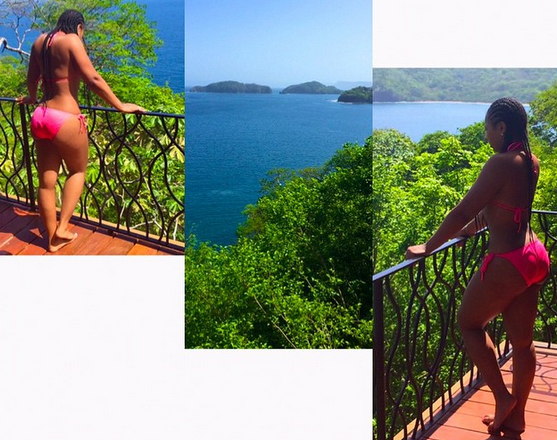 Photos: Ashanti Puts Her hot Bikini Body on Display