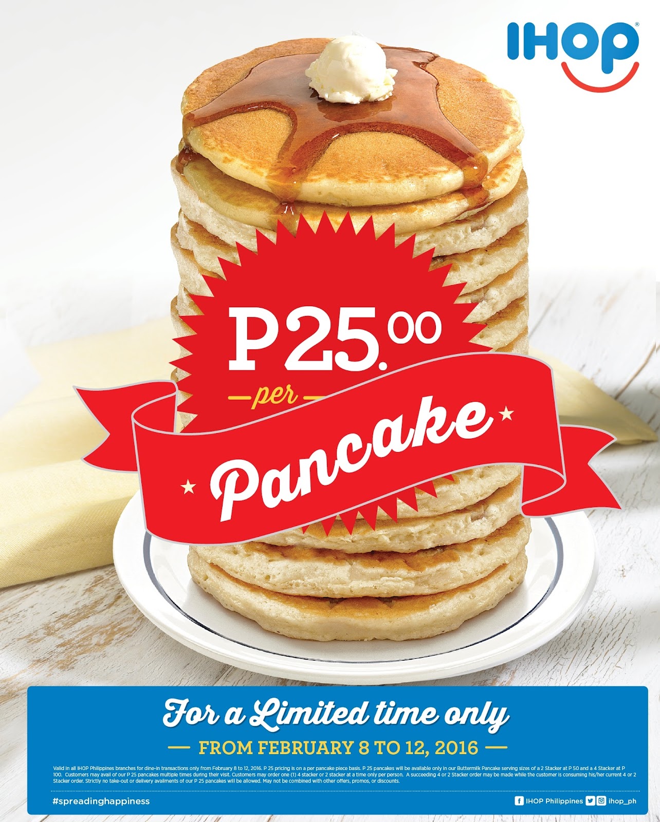 IHOP Philippines P25 Pancake and Red Velvet Pancake this Valentine