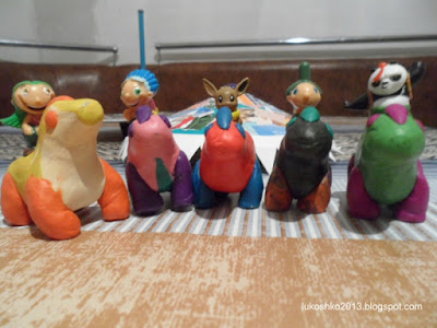 пластилиновые лошадки Лукошко Элси