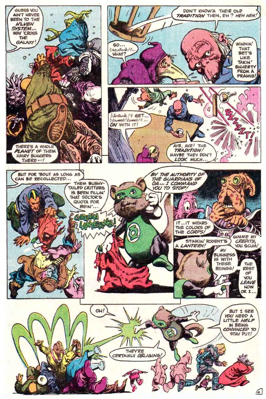 Green Lantern v2 #181 dc comic book page art by Don Newton