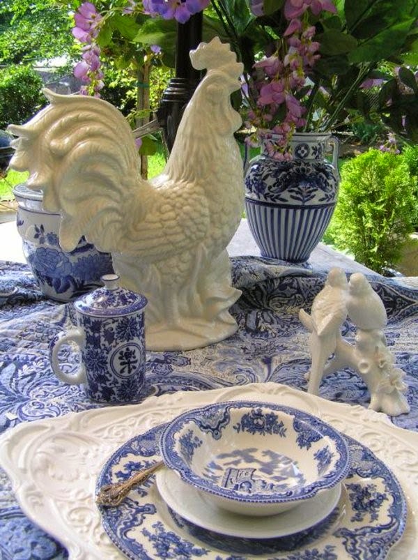 Table decoration in blue &#8211; fascinating ideas!