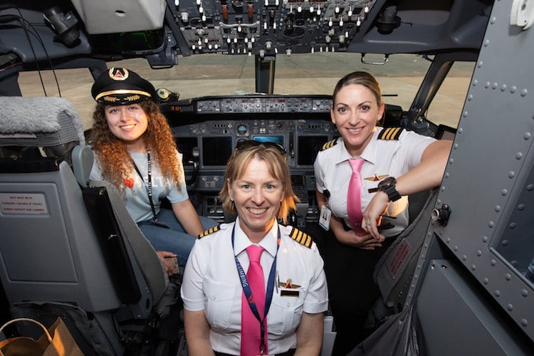 All-Female Delta Crew Flew 120 Young Women To NASA All-Female Delta Crew Flew 120 Young Women To NASA