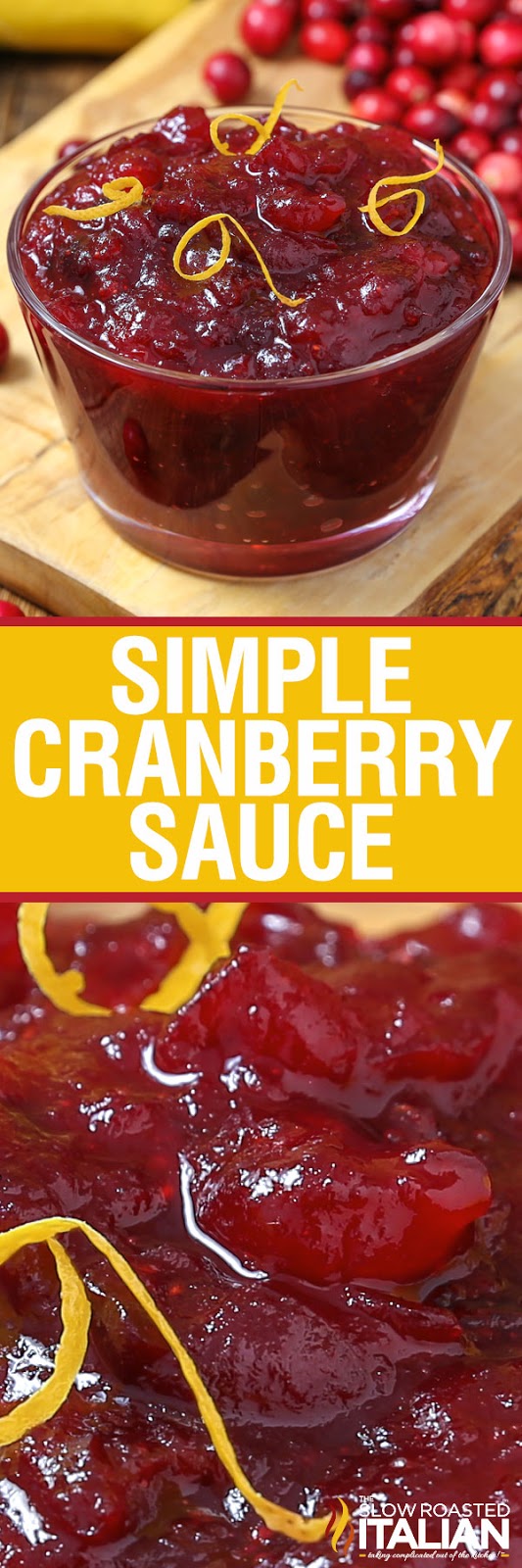 Simple Cranberry Sauce (With Video)