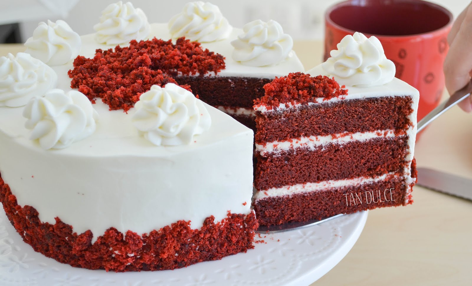 Torta Red Velvet - Terciopelo Rojo - Receta