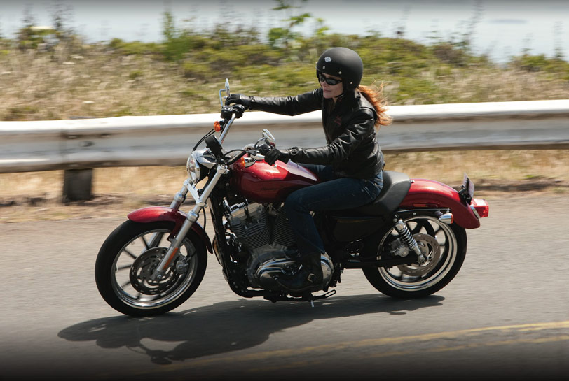 Harley Davidson вид сзади