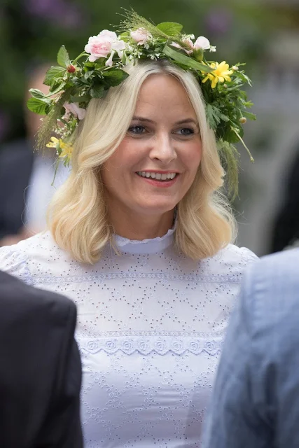 King Harald and Queen Sonja, Princess Martha Louise, Crown Prince Haakon, Crown Princess Mette-Marit, Princess Ingrid Alexandra, Prince Sverre Magnus, Marius Borg Høiby, Princess Astrid and Mrs. Ferner