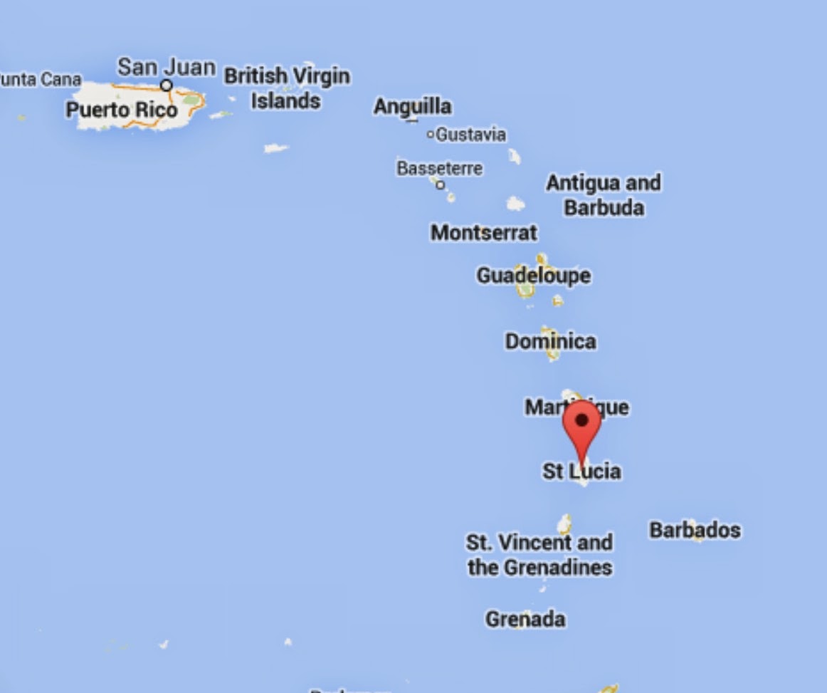 My postcard collection The Pitons