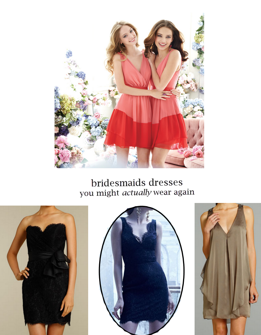 ruffle and curl bridesmaids dresses you'll wear again